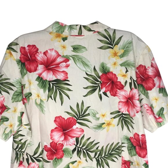Alohawears Shirt Mens 2XL Floral Hawaiian Aloha Button Front Made in Hawaii USA - Picture 6 of 13